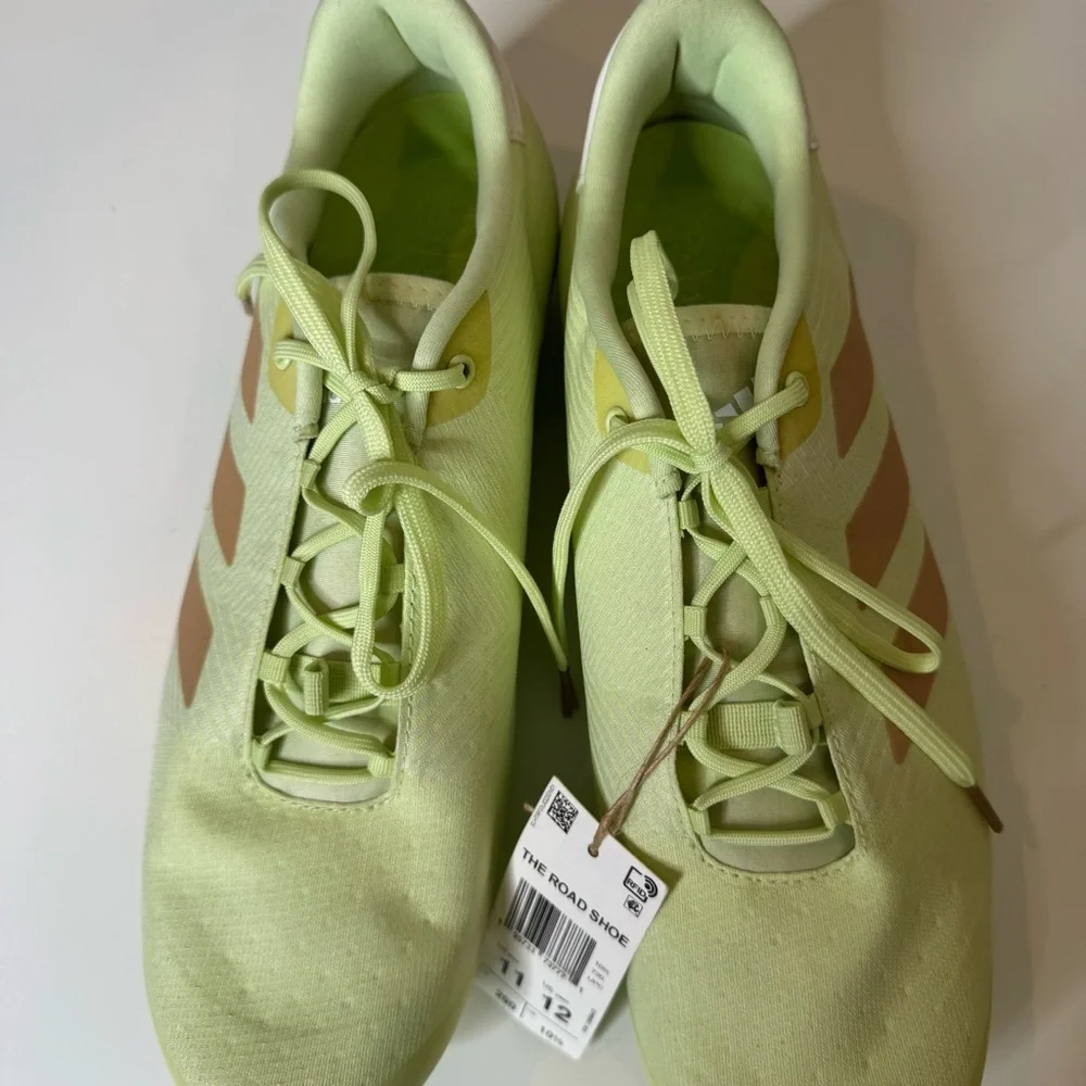 Adidas The Road Cycling Shoes Almost Lime / Pulse Green Copper 11 men’s 12 wmn